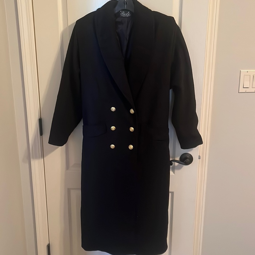 By Basile black coat